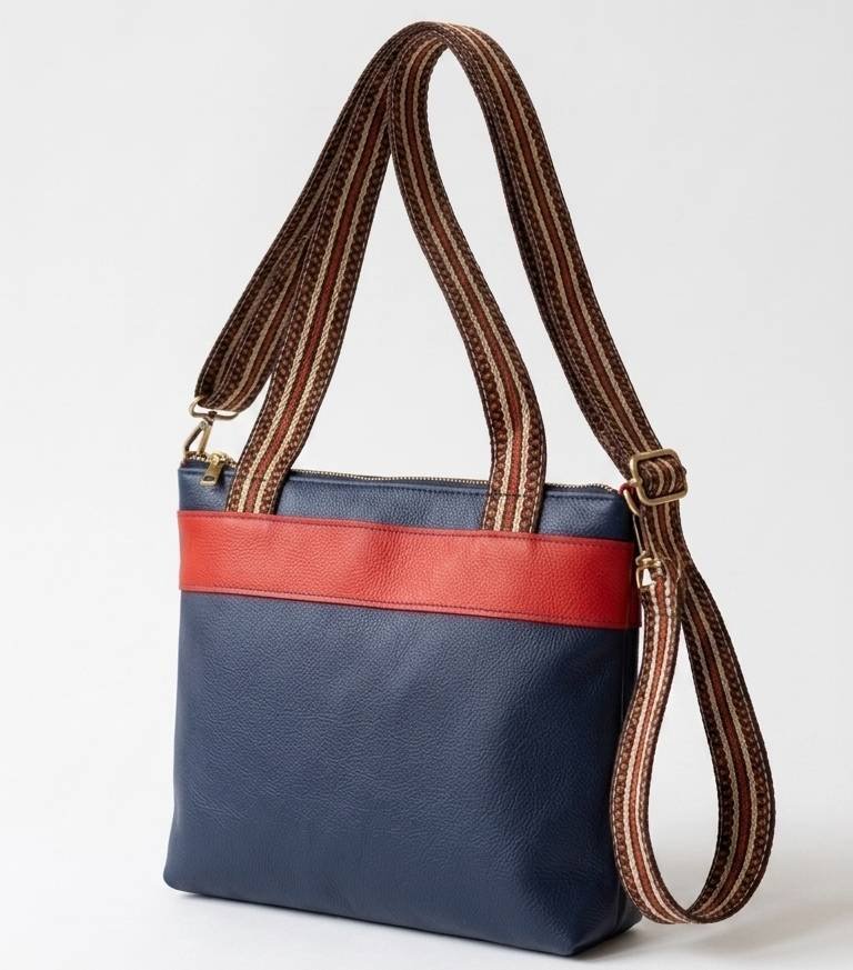Tracolla “Navy & Stripes”